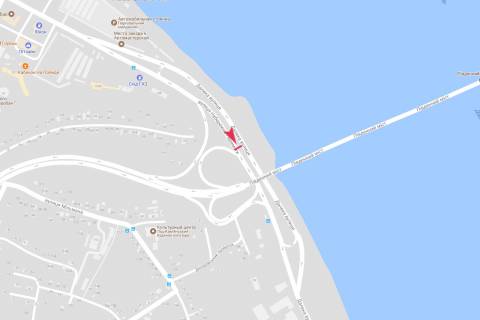 Білборд, Бігборд (Борд)  A у Дніпро (Дніпропетровськ), 3х6  В'їзд на Південний міст з ж/м Перемога, на розділювачі схема