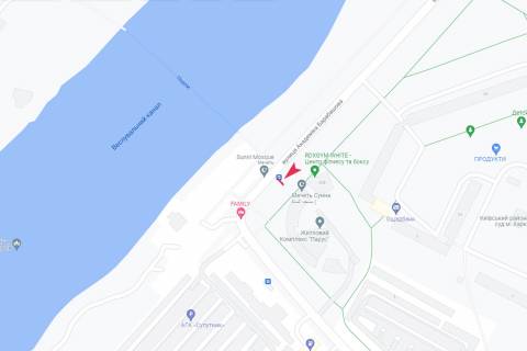 Ситилайт B в Харькове, 1,24х1,84  Барабашова ул., 36-Б схема