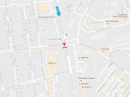 Ситилайт B в Харькове, 1,24х1,84  Клочковская ул. - Павловская ул. (остановка ул. Павловская) схема