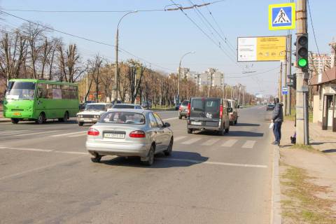 Билборд A в Харькове, 3х6  просп. Байрона (Героїв Сталінграда) 173, в центр фото 1