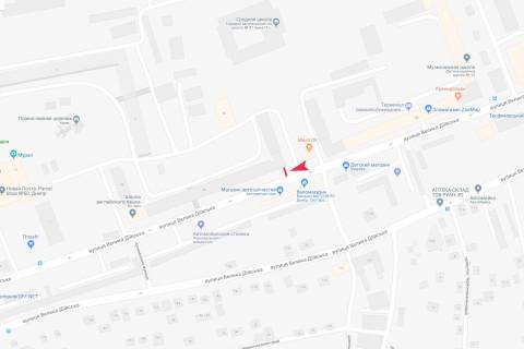 Билборд A в Днепр (Днепропетровск), 3х6  Велика Діївська вул., 45 схема