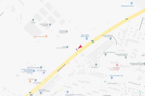 Билборд A в Днепр (Днепропетровск), 3х6  Донецьке шосе (навпроти будинку № 162) (2) схема