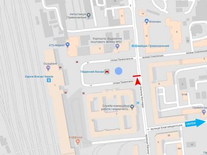 Ситилайт A в Харькове, 1,2х1,8  Евгения Котляра ул.,7 схема