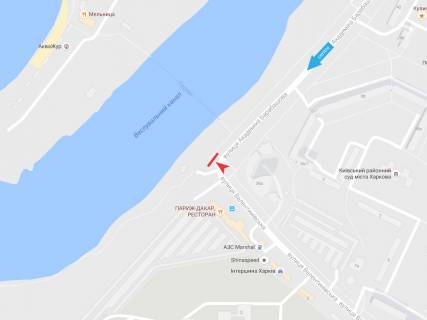 Призма A в Харькове, 3х6  Барабашова ул. - Валентиновская ул. - 382368 схема