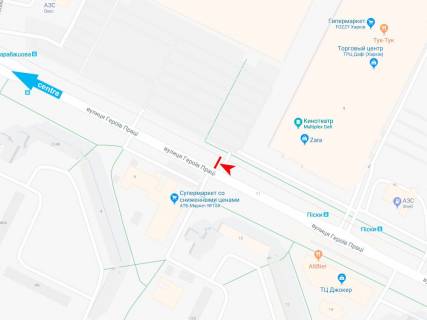 Призма A в Харькове, 3х6  Героїв Праці вул., 7 (3), в центр (VIP) (Караван) - 382444 схема