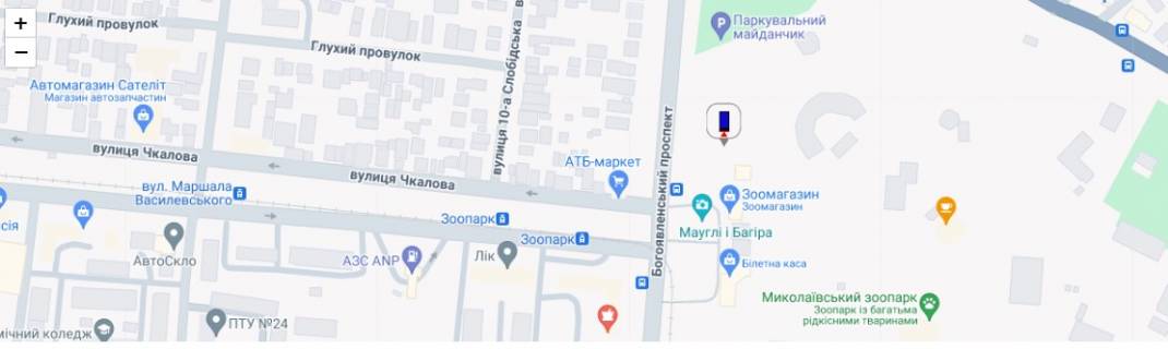 Нестандарт A в Николаеве просп. Богоявленский (район Зоопарка) схема