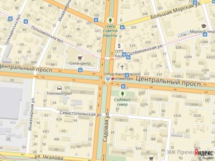 Призма A в Николаеве, 6x3  просп. Центральный - ул. Садовая - 285109 схема