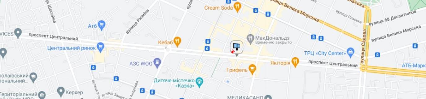 Призма A в Николаеве просп. Центральный - ул. Соборная - 499391 схема