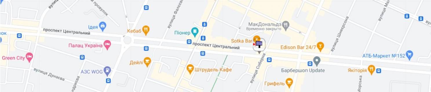 Призма A в Николаеве просп. Центральный - ул. Соборная - 499392 схема