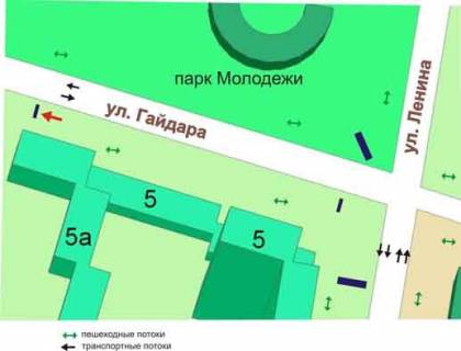 Ситилайт B в Черноморск (Ильичевск), 3х6  вул. 1 Травня, 5 схема