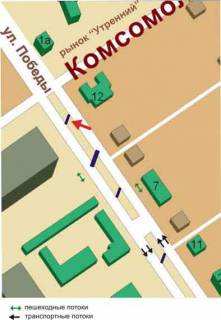 Сiтiлайт B у Чорноморськ (Іллічівськ) пересечение ул.Победы, ул.Комсомольской, №001-В схема