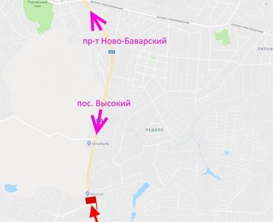 Білборд, Бігборд (Борд)  A у , , 3х6  Окружна дорога-сел. Лідне -возле АЗС Brent Oil-прапорець №1- в ст. пр. Ново-Баварський схема