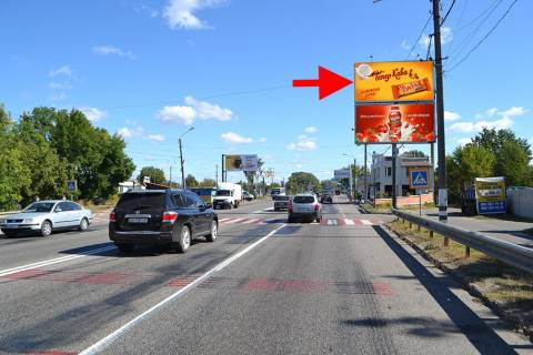 Білборд, Бігборд (Борд)  A у Пісочині Полтавський шлях-пост Поліції-етажерка №1 -верх-в центр Фото 1