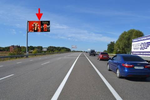 Билборд B в Песочине, 3х6  Естакада-сел.Пісочин-прапорець №6-виїзд із міста фото 1