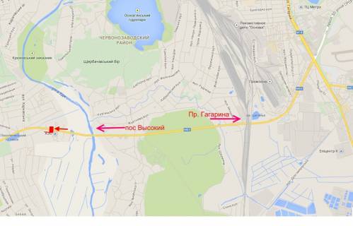 Билборд B в Покотиловке, 3х6  Сімферопольське шосе-біля АЗС Motto-прапорець №1-з центру схема