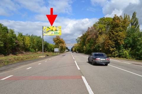 Билборд B в Лесном, 3х6  Харківське шосе-пост Поліції-поворот на Лісне-прапорець №3-із центру фото 1