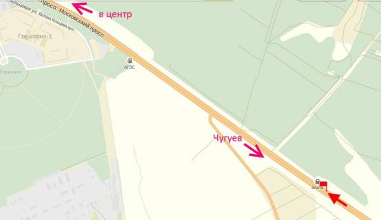 Білборд, Бігборд (Борд)  A у Харкові Пр-т Героїв Харкова - Ростовська траса - АЗС Аеліта-3-в'їзд до міста схема