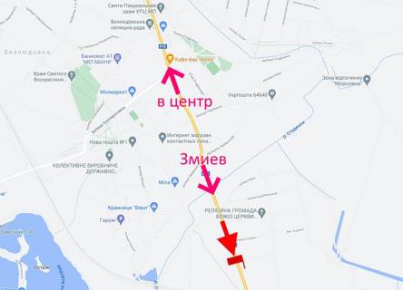 Билборд B в Безлюдовке, 3х6  Пр-т Аерокосмічний - Безлюдівка-прапорець №1-із центру схема