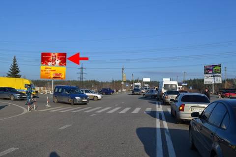 Білборд, Бігборд (Борд)  B у Харкові, 3х6  Окружна біля в'їзду на авторинок "ЛОСК" 1 (верх) Фото 1