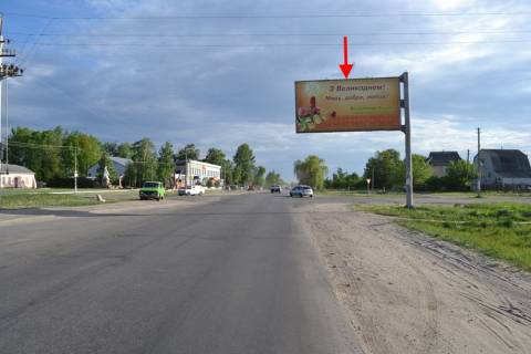Билборд A в Циркунах Циркуни у центрі селища (у бік Харкова) фото 1