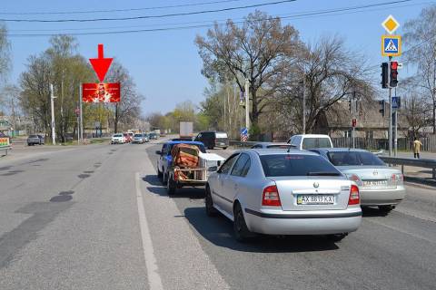 Білборд, Бігборд (Борд)  B у , , 3х6  Сімферопольське шоссе- вул. Харківська -Поворот на Бабаї -флажок №1-в центр Фото 1