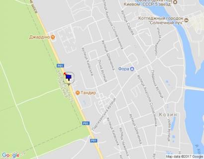 Білборд, Бігборд (Борд)  A у , Козин (Козин), 6х3  Конча-Заспа, траса Р-01, км 29+340 право, через 500м після повороту на котеджне містечко "РОМАНОВО", через 400м після комплексу "Сезони SPA" та ресторану "Giardino", за 100м до ресторану "ТАНДИР" схема