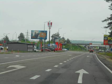 Білборд, Бігборд (Борд)  B у Гостомелі, 6х3  м. Буча-м. Гостомель, траса М-07 "Київ-Ковель", км 23+920 право, вул. Гостомельське шосе-вул. Свято-Покровська, розвилка Ірпінь-Гостомель-Буча, парковка Фора, KFC, поворот на Гостомель, Ірпінь, напрямок на Ірпінь Фото 1