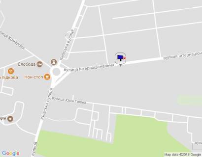 Білборд, Бігборд (Борд)  B у Умані м. Умань, вул. Інтернаціональна, навпроти будинку 29, через 420м після повороту на вул. Інститутська, за 360м до розв'язки з вул. Комарова та вул. Київська схема