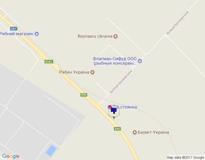 Білборд, Бігборд (Борд)  B у с. Калинівка об'їзд м. Бровари, траса М-01, км 34+500 право, с.Калинівка, термінал Raben,  "Флагман СіФуд", "Транс Логістік" схема