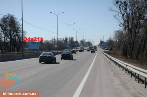 Билборд B в Чабаны, 6х3  с. Чабани, траса М-05 Київ-Одеса, км 16+230 ліво, через 150м після АЗС UPG, за 100м до АЗС Marshal, за 340м до повороту на вул. Кірова схема