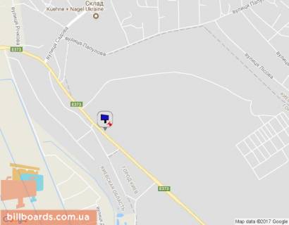 Білборд, Бігборд (Борд)  A у Гостомелі, 6х3  смт. Гостомель, траса М-07 Київ-Ковель, км 22 + 000 право, за 50м после СТО Автопрофі схема