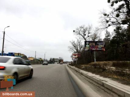 Білборд, Бігборд (Борд)  A у Гостомелі, 6х3  смт. Гостомель, траса М-07 Київ-Ковель, км 22 + 000 право, за 50м после СТО Автопрофі Фото 1