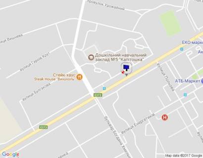 Билборд B в Буче, 6х3  м. Буча, траса М-07 "Київ-Ковель", км 29+000 право, вул. Нове Шосе, 16, в напрямку до Новусу, ЕКО Маркету схема