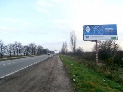 Билборд A в Белой Церкви, 6х3  траса М-05 Київ-Одеса, км 81+740 право, за 445м до повороту на с. Пісчана фото 1