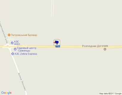 Билборд A в Бровары, 6х3  Траса М-01 "Київ-Чернігів-Нові Яриловичі", км 24+100 право, об'їзд м. Бровари, через 800м після перетину вул. Переяславський Шлях та вул. Лагунової, ресторану "Петрівський Бровар" та АЗС ОККО, за 1.5км до повороту на трасу Р-03 (Північно-Східний схема