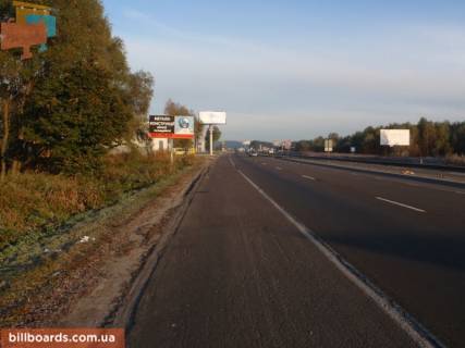 Билборд B в Ходосовке, 6х3  Дніпровське шосе, траса Н-01 "Київ-Знам'янка", км 24+050 право, за 400м до повороту на с. Ходосівку та АЗС UPG, навпроти ТЦ "МегаМаркет" фото 1