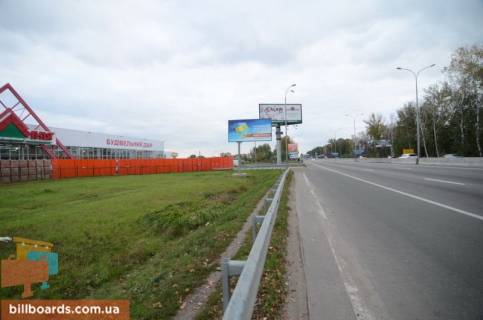 Билборд B в Вите-Почтовой, 6х3  с. Віта-Поштова, траса М-05 Київ-Одеса, км 21+000 ліво, за 100м до ресторану "Вілла Віта", за 350м до магазину Сільпо схема