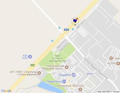 Билборд B в Чабаны с. Чабани, траса М-05 Київ-Одеса, км 14+975 ліво, зупинка "Чабани-Гатне", навпроти МегаМаркету Гатне, за 115м до повороту на Гатне, Крюківщину, Вишневе схема