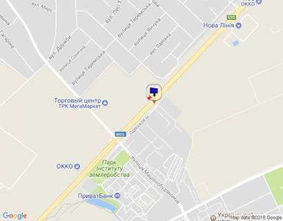 Білборд, Бігборд (Борд)  A у Гатному, 6х3  с. Чабани, траса М-05 Київ-Одеса, км 14+735 ліво, виїзд з с. Чабани, за 670м до Нової Лінії та магазину АТБ, через 210м після заїзду у МегаМаркет Гатне, через 355м після повороту на Гатне, Крюківщину, Вишневе схема