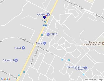 Билборд A в Бровары, 6х3  вул. Київська, 331, біля автобусної зупинки, навпроти магазину АТБ, за 90м до магазину "Varus", за 90м до заїзду на ринок, за 220м до повороту на вул. Василя Симоненка та вул. Короленка, через 95м після АЗС "WOG", через 115м після схема