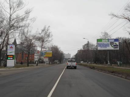 Білборд, Бігборд (Борд)  A у Бровари м. Бровари, вул. Ярослава Мудрого, навпроти будинку 104, біля парку Перемоги, через 210м після АЗС КЛО Фото 1