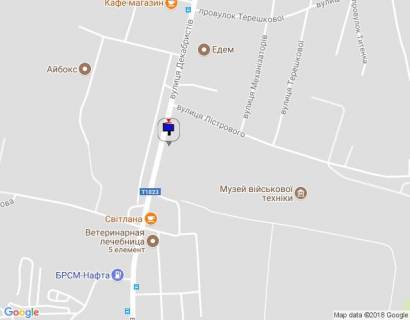 Билборд B в Василькове, 6х3  м. Васильків, вул. Декабристів, 69 схема