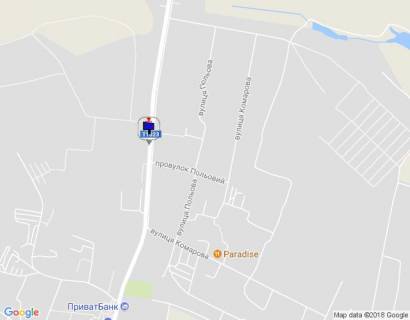 Билборд A в Василькове, 6х3  м. Васильків, вул. Декабристів, навпроти 254 перед першим в'їздом на ЖК "Столичний" схема