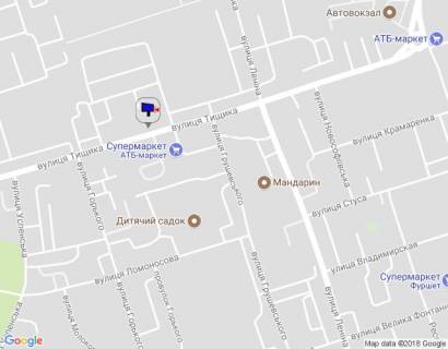 Білборд, Бігборд (Борд)  A у Умані, 6х3  м. Умань, вул. Тищика, 13а, біля відділення Нової поштою №7, через 90м после магазину АТБ та 145м после повороту на вул. Грушевського, за 170м до автобусної зупинки та повороту на вул. Горького схема