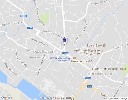 Ситилайт A в Василькове, 1,2х1,8  м. Васильків, вул. Декабристів, 1 біля переходу схема