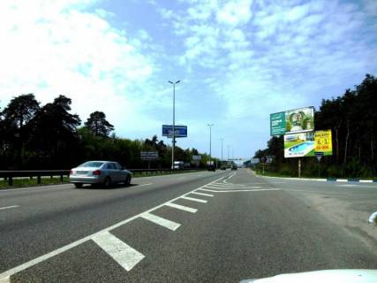 Білборд, Бігборд (Борд)  A у Стоянці, 6х3  с. Стоянка, траса М-06 Київ-Чоп (Житомир), км 22 + 300 право, АЗС GLUSCO, верх Фото 1