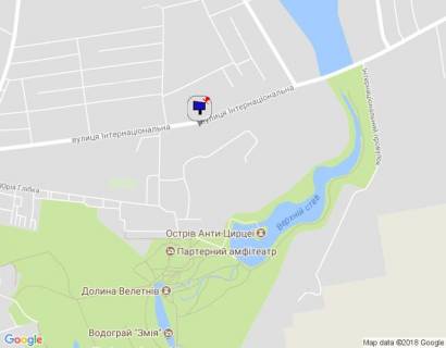 Білборд, Бігборд (Борд)  B у Умані, 6х3  м. Умань, вул. Інтернаціональна, навпроти будинку 77, за 105м до автобусної зупинки та 180м до повороту на вул. Інститутська, через 460м после повороту на вул. Павлова схема