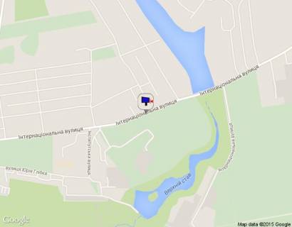 Билборд B в Умане, 6х3  м. Умань, вул. Інтернаціональна, навпроти будинку 93, через 180м після автобусної зупинки, через 225м після повороту на вул. Павлова схема