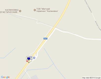 Білборд, Бігборд (Борд)  A у Калинівка смт. Калинівка, траса М-05 Київ-Одеса, км 33+990 ліво, заїзд на АЗС LUXWEN схема