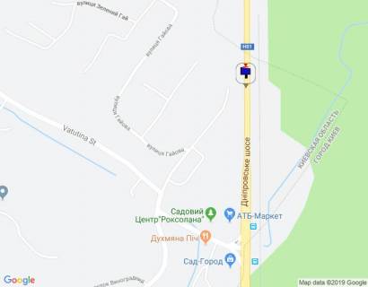 Білборд, Бігборд (Борд)  A у с. Лісники Дніпровське шосе, 200 м перед поворотом на с.Ліснікі, траса Н-01 "Київ-Знам'янка", км 20 + 400 право схема